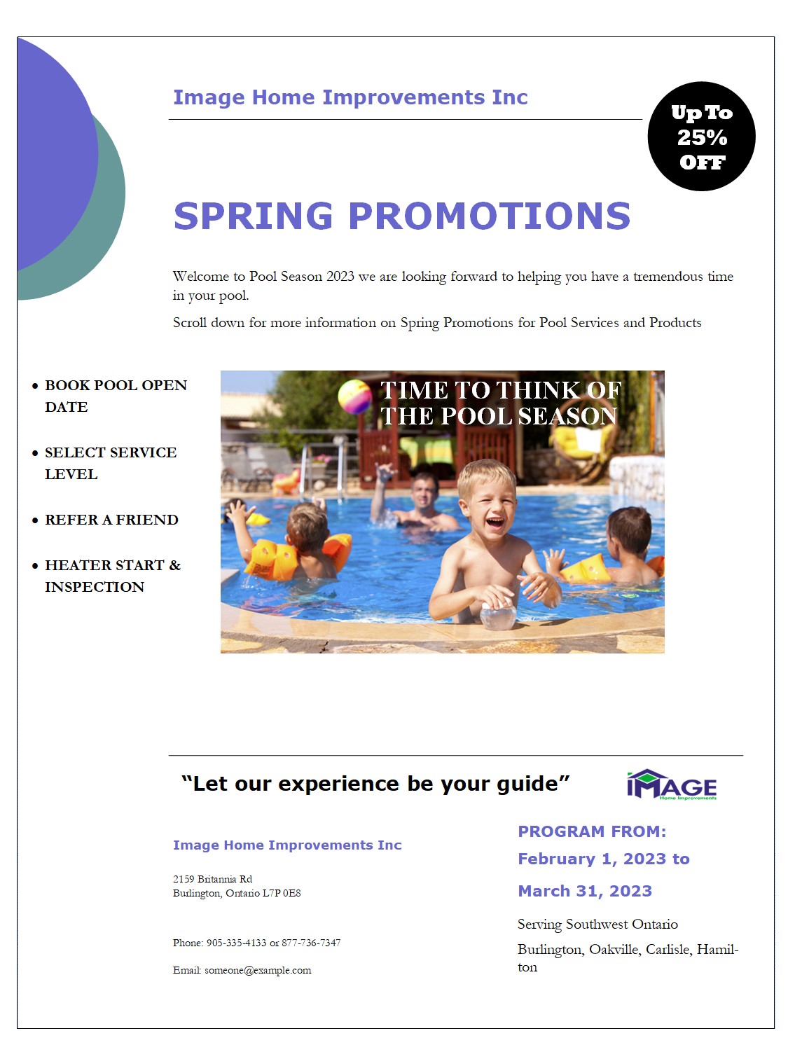Spring Promo